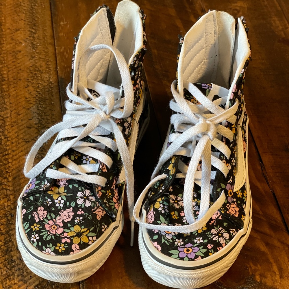Toddler girls Vans hi-top Sneakers size 11